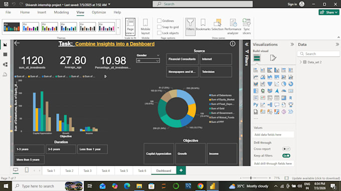 do data cleaning data mining and data visualisation on excel and powerbi