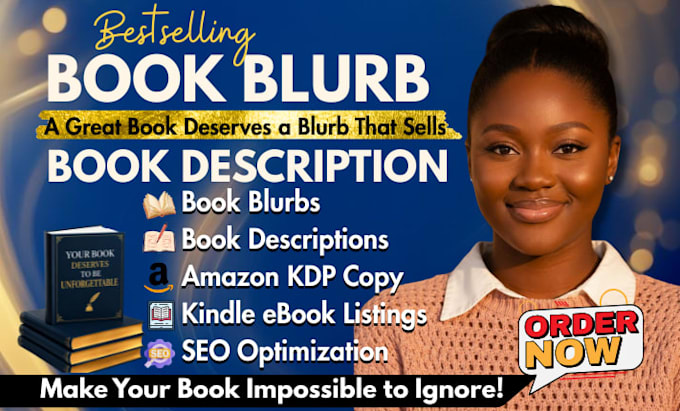 write a captivating book blurb and book description for your ebook