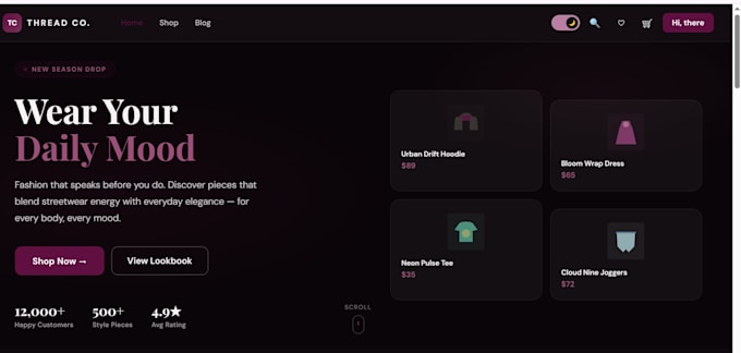 build a website that converts the visitors into customers