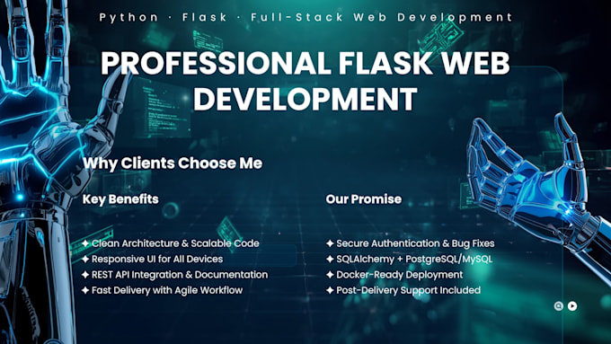 build a custom flask website using python, mysql and bootstrap