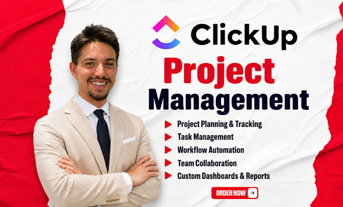 setup clickup project management boards automations, be your clickup consultant
