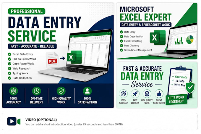 do professional data entry, excel data entry and copy paste