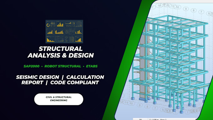 model and analyse your rc and steel structures