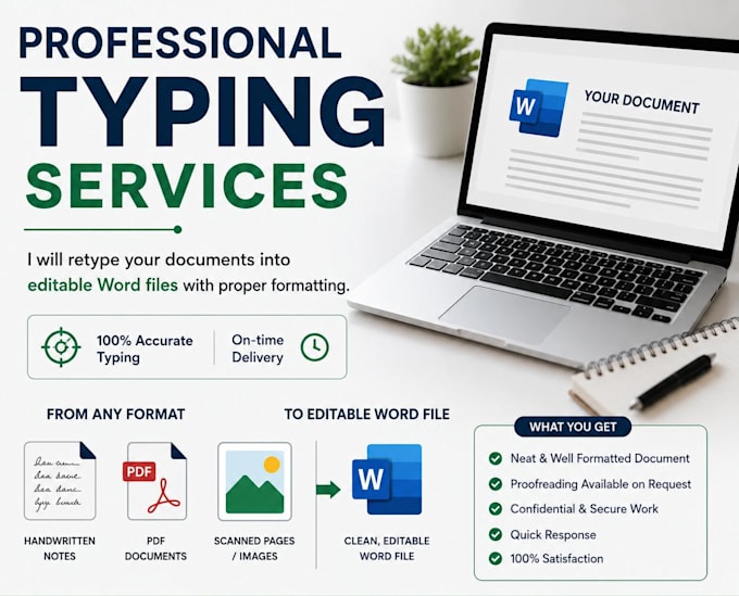 convert handwritten and scanned documents into editable word documents