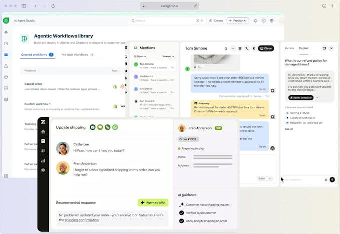 develop ai chatbot app, customer automation app, faq responder app