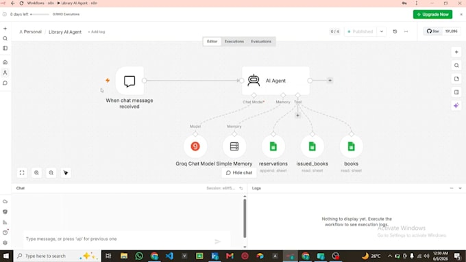 develop a custom ai agent for library management