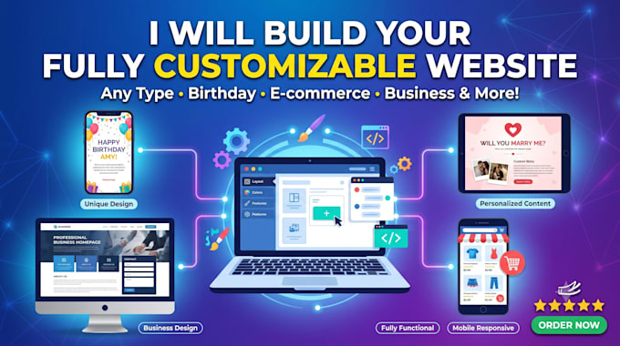 professionally build a website for you