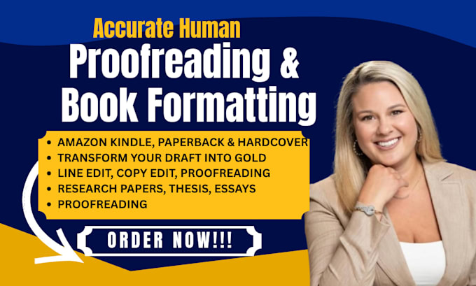 professionally edit, proofread, and line edit your manuscript, book, or novel