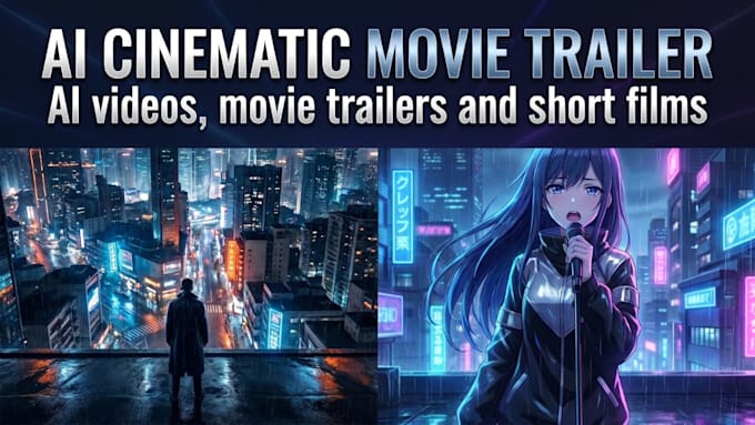 create a cinematic ai short film, trailer or story video