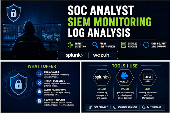 soc analyst siem monitoring log analysis