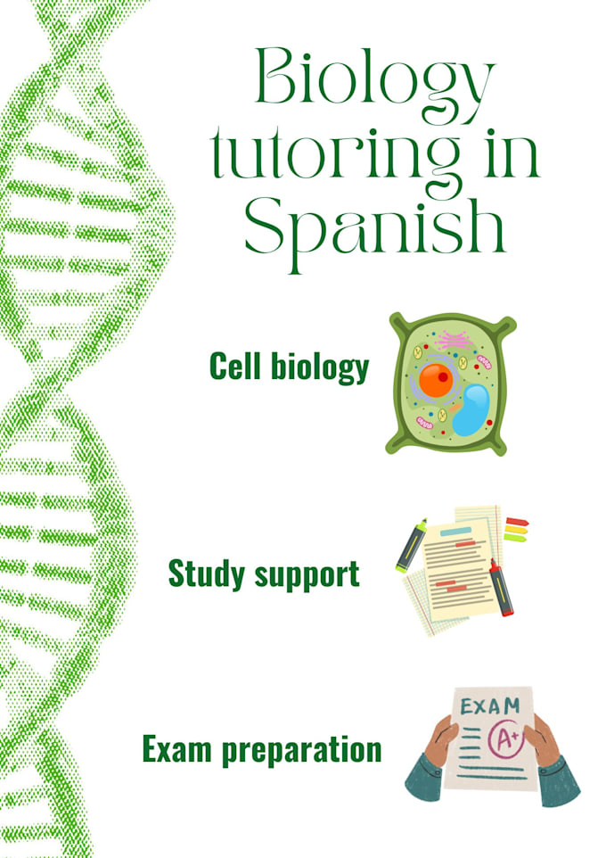 tutor you in basic and cell biology in spanish