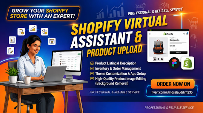 be your shopify virtual assistant