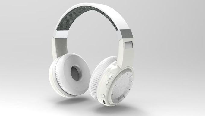 design lightweight bluetooth headphones  in solidwork with prototype  ready cad