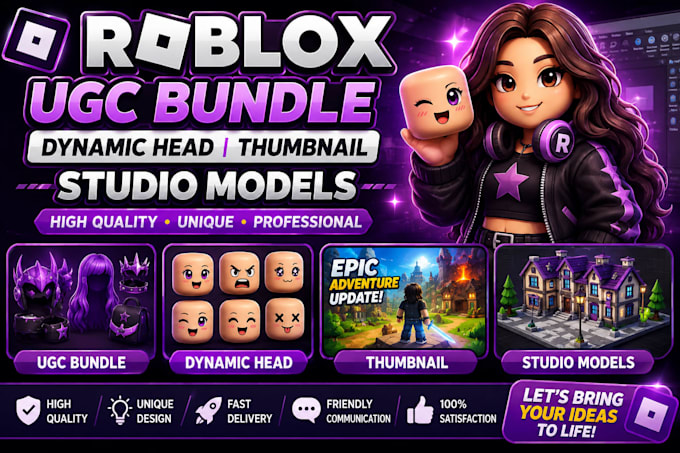 create roblox ugc bundle,roblox dynamic head,roblox thumbnail,roblox sloud model
