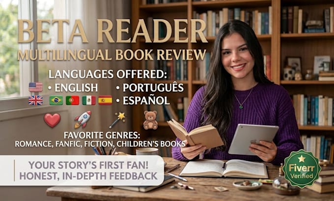 beta reading and detailed feedback on you manuscript