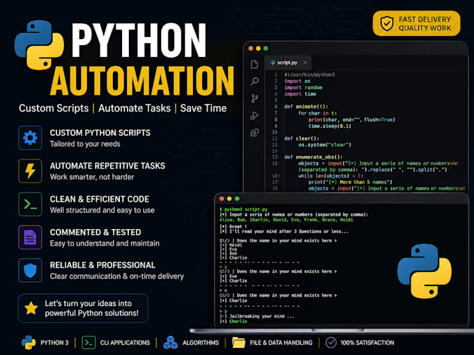 write python scripts to automate simple tasks