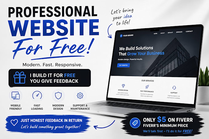 make a free website for you