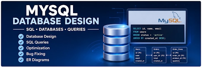 design assigned mysql databases and write sql queries