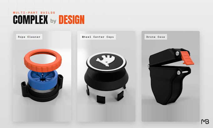 design multipart 3d printable assemblies and custom parts