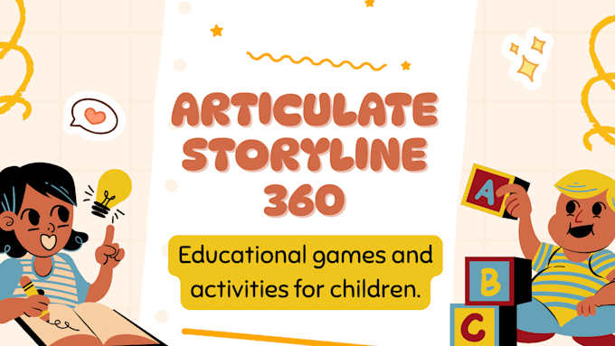 create preschool interactive training in articulate storyline 360
