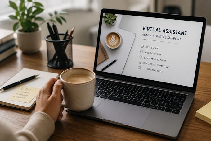 be you virtual assistant for any administrative task