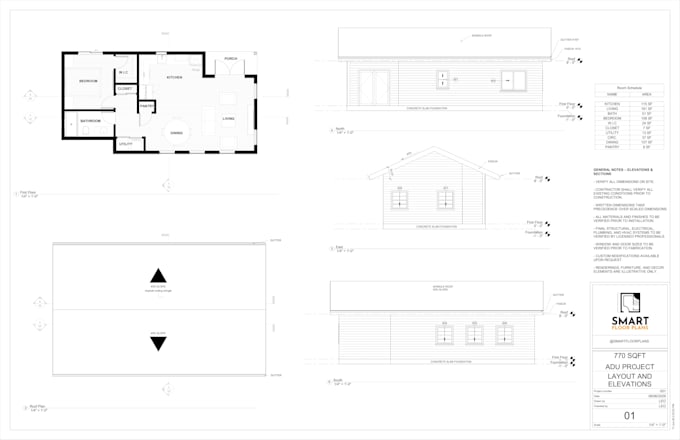 draft professional 2d floor plans and architectural blueprints