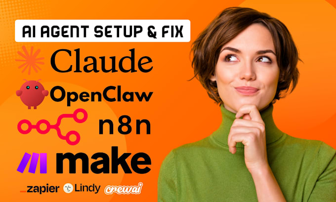 setup claude cowork multi ai agent n8n workflow automation make com openclaw fix
