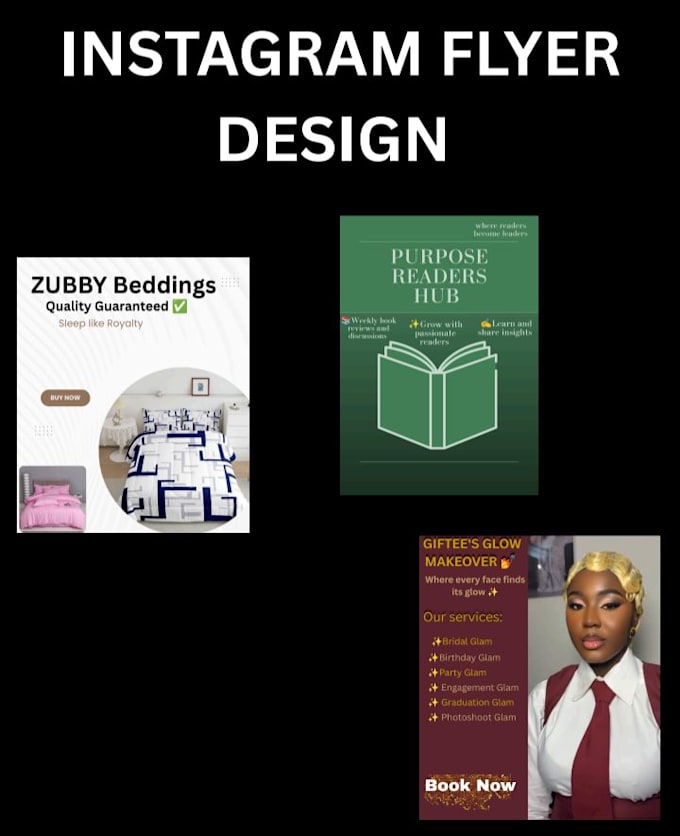 design a modern instagram flyer for your brand or product