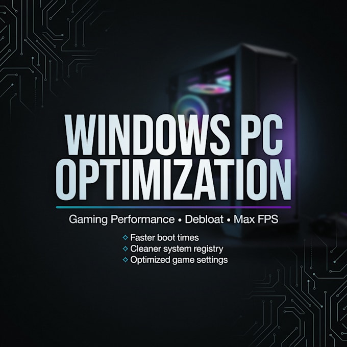 optimize your windows pc for gaming and remove bloatware