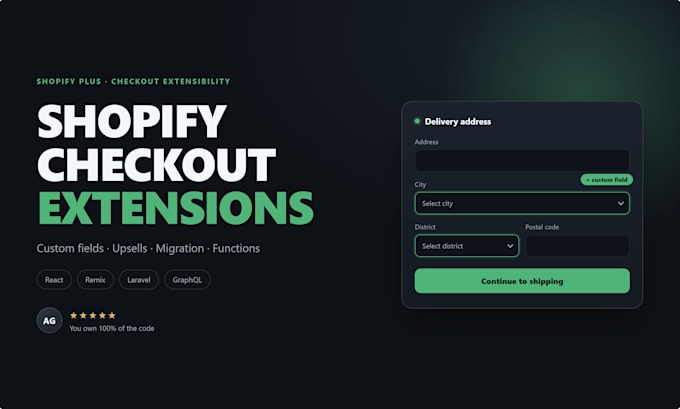 build custom shopify checkout extensions and functions