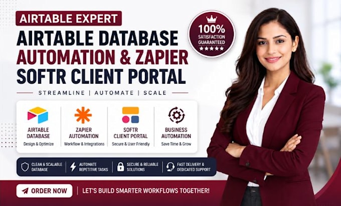 be your airtable expert for automation database and softr portal