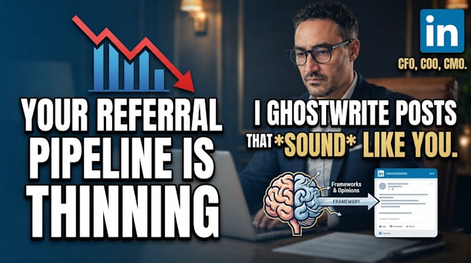 ghostwrite linkedin posts for fractional executives