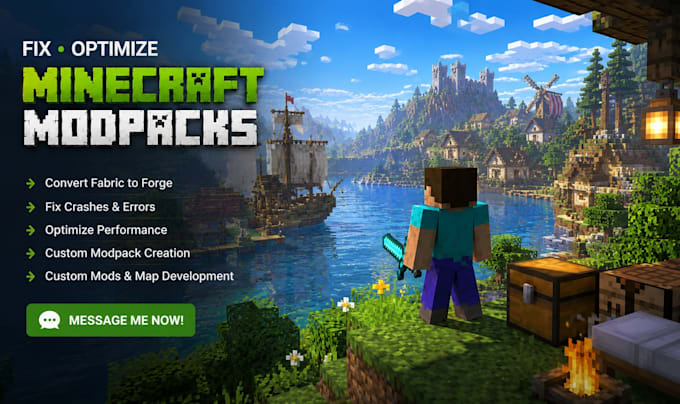 create fix optimize minecraft modpacks convert fabric to forge custom mod map