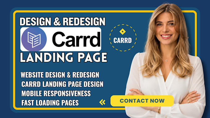 design carrd landing page carrd website redesign carrd website development carrd
