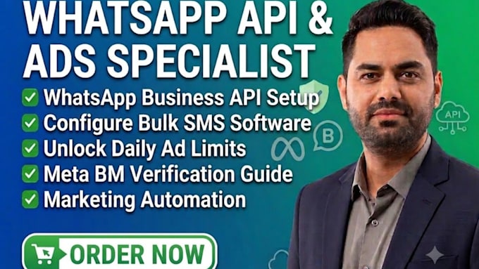 setup whatsapp business api and optimize ads account daily limit