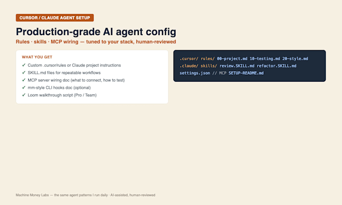 set up claude code and cursor ai agents