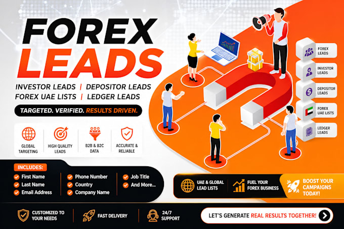 forex leads, investor leads, depositor leads, forex uae lists, ledger leads