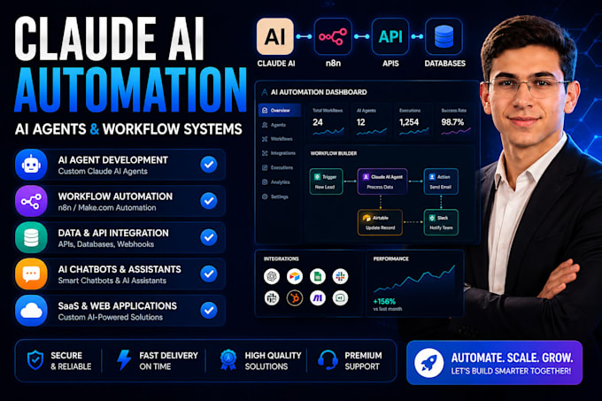 develop claude ai agents and business automation solutions