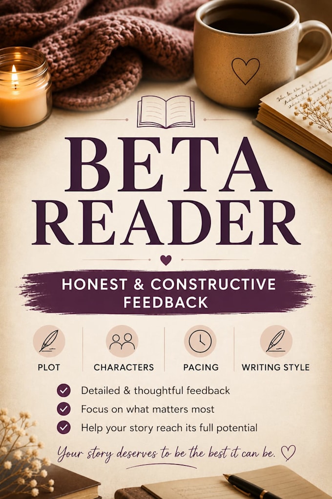 be your beta reader and give honest feedback on your story