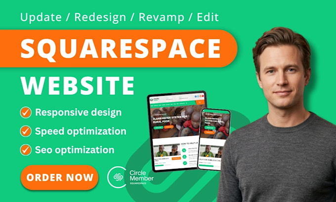 edit squarespace website update squarespace revamp squarespace website redesign