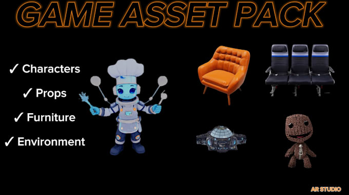 create optimized low poly game assets