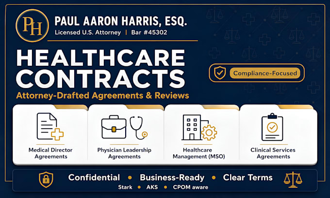 draft a 1099 physician clinical services agreement