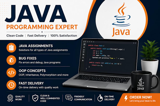 solve java programming tasks, assignments, and bug fixes