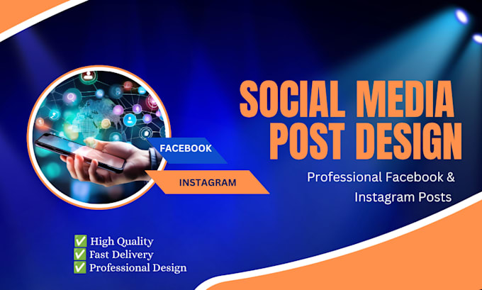 design engaging social media posts for facebook and instagram