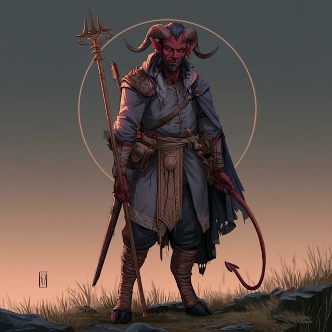 make dnd character art and dnd character design