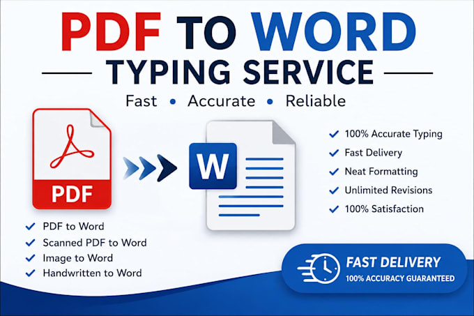 do fast and accurate handwriting to ms word typing