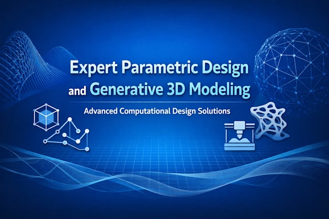 do parametric design and custom grasshopper script for 3d modeling