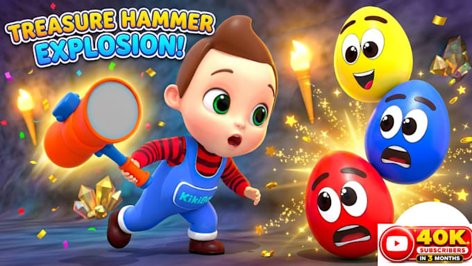 build complete youtube kids channels with 3d nursery rhymes animation