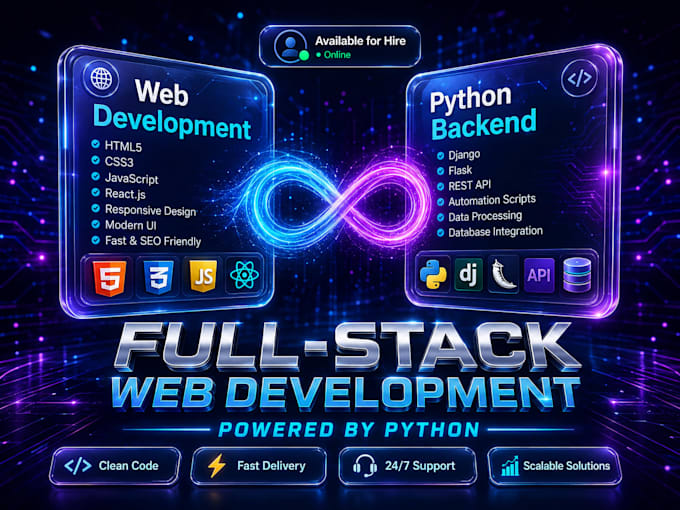 build responsive website with python backend