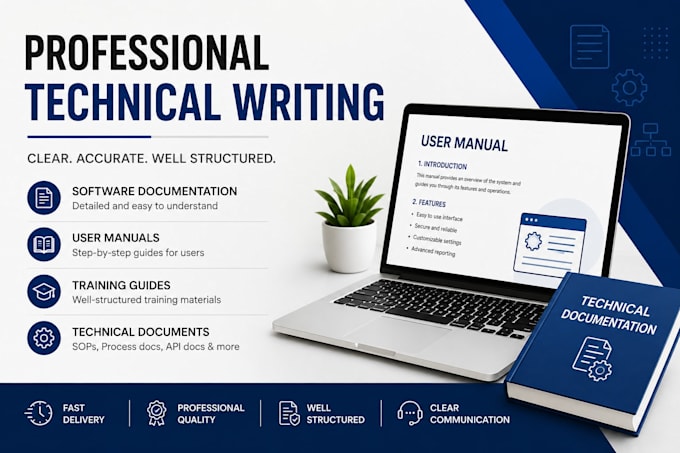 write professional software documentation and user manuals
